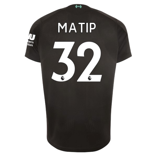 Trikot Liverpool NO.32 Matip Ausweich 2019-20 Schwarz Fussballtrikots Günstig